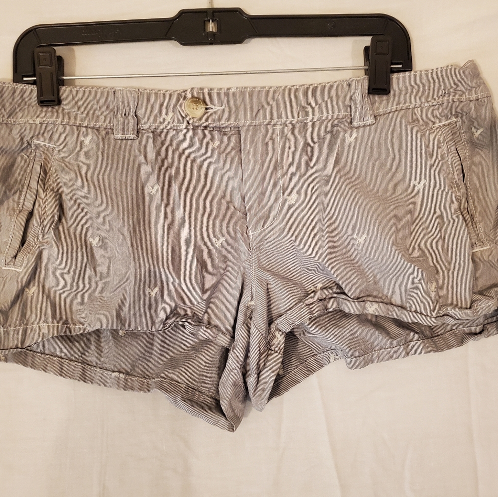 American Eagle logo shorts